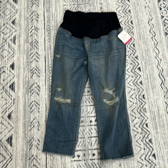 NWT Isabel Maternity straight crop maternity jeans - Picture 1 of 6